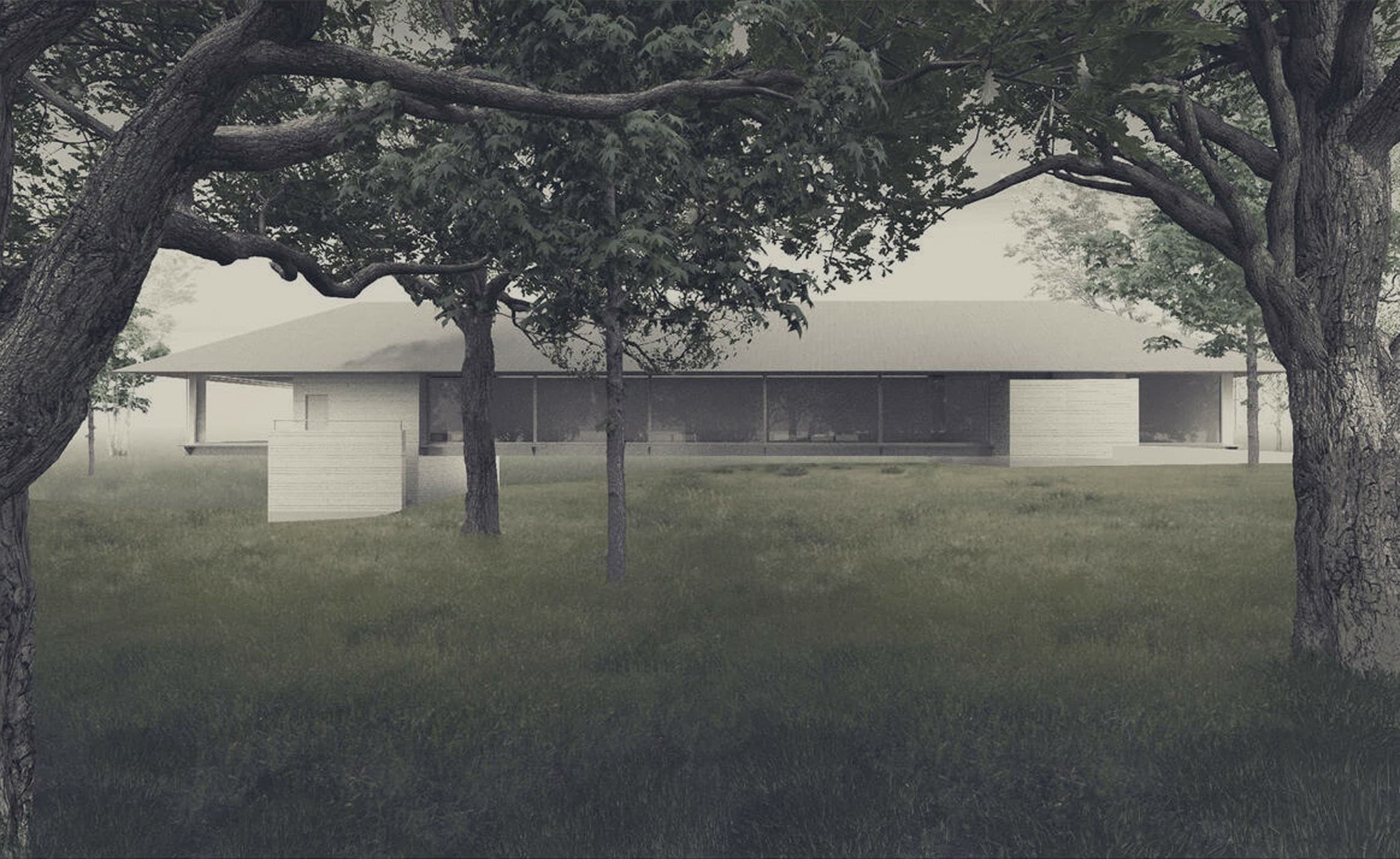 Az Equinox cég által készített Kunffy Galéria bővítésének látványterve