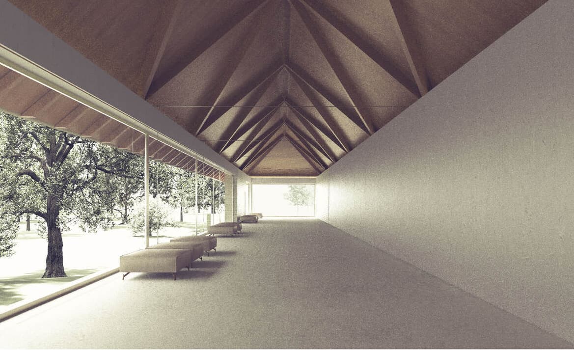 Az Equinox cég által készített Kunffy Galéria bővítésének látványterve