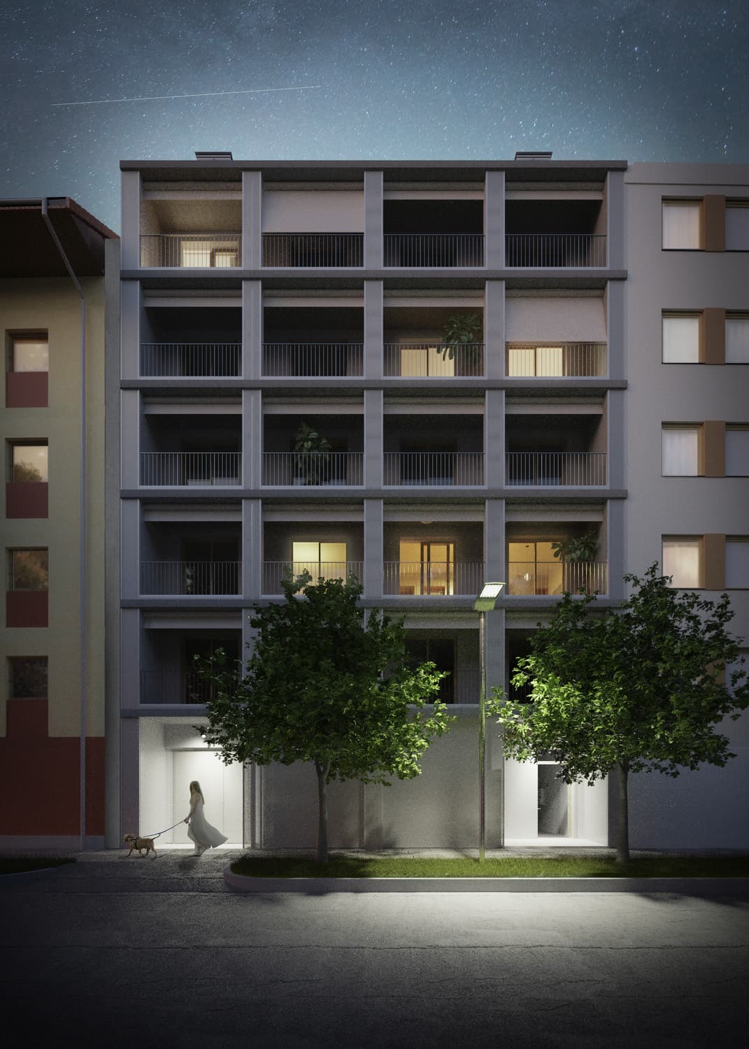 Equinox designed this 16-units multi-residential building in Budapest.